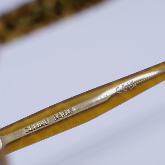 🕶️ New Celine CL40187I 99A Sunglasses - Cheetah Frame, Smoke Lenses - Picture 8 of 12